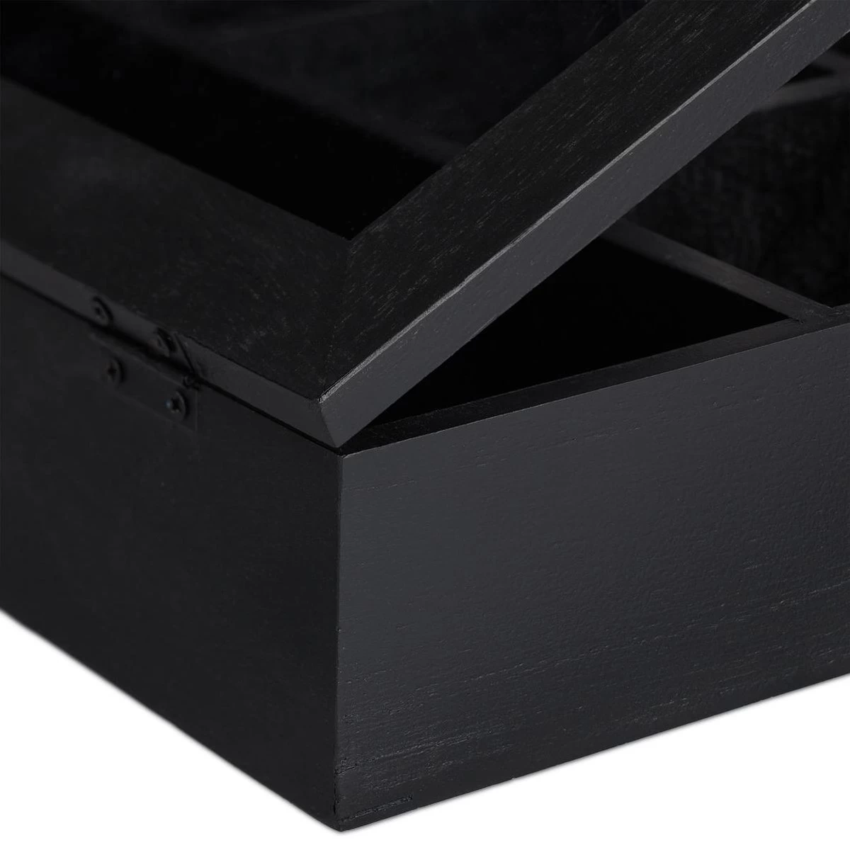 Boîte à Thé Relaxdays Bois - Boîte à Thé 7 Compartiments - Magasin De Thé - Boîte à Thé - Boîte à Thé - Boîte Noire 13 Boîte à Thé Relaxdays Bois - Boîte à Thé 7 Compartiments - Magasin De Thé - Boîte à Thé - Boîte à Thé - Boîte Noire – Image 11