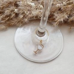 Reconnaître Votre Verre à Vin - Marqueurs De Verre - Blanc Rêveur - Anneaux De Verre à Vin - Or -Dégustation Délicate 1200x1200 1175