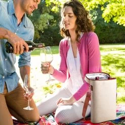 Intirilife Refroidisseur à Vin Sac De Transport Pour Vin, Champagne, Boissons - Refroidisseur De Bouteille Pour Voyages, Pique-nique, Sortie, Isolé 13 Intirilife Refroidisseur à Vin Sac De Transport Pour Vin, Champagne, Boissons - Refroidisseur De Bouteille Pour Voyages, Pique-nique, Sortie, Isolé -Dégustation Délicate 1200x1200 1213