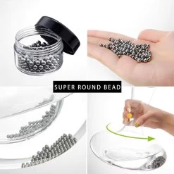 Intirilife Perles En Acier Inoxydable Pour Nettoyer Les Bocaux En Verre - Perles De Nettoyage Pour Carafes En Verre, Vases, Bouteilles, Inoxydable, 100 Pièces 10 Intirilife Perles En Acier Inoxydable Pour Nettoyer Les Bocaux En Verre - Perles De Nettoyage Pour Carafes En Verre, Vases, Bouteilles, Inoxydable, 100 Pièces -Dégustation Délicate 1200x1200 1228