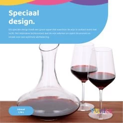 Décanteur YUNICS® - Verseur De Vin, Carafe Et Carafe à Vin - Carafe à Vin Rouge De Luxe - 1,8 L 9 Décanteur YUNICS® - Verseur De Vin, Carafe Et Carafe à Vin - Carafe à Vin Rouge De Luxe - 1,8 L -Dégustation Délicate 1200x1200 1232