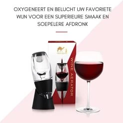 Onirique - Aérateur De Vin - Carafe à Vin - Vin - Aérateur - Anti-goutte - Rapide - Décanter - Verseur De Carafe - Avec Passoire -Dégustation Délicate 1200x1200 1242
