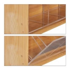 Boîte à Thé Relaxdays 5 Compartiments - Coffre à Thé - Support Pour Sachets De Thé - Bambou - Pour Env.10 Sachets De Thé 20 Boîte à Thé Relaxdays 5 Compartiments - Coffre à Thé - Support Pour Sachets De Thé - Bambou - Pour Env.10 Sachets De Thé -Dégustation Délicate 1200x1200 126