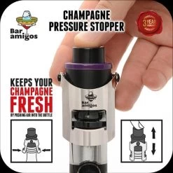 Bar Amigos Champagne Prosecco Bouchon Pressoir à Vin Pétillant - Violet 26 Bar Amigos Champagne Prosecco Bouchon Pressoir à Vin Pétillant - Violet -Dégustation Délicate 1200x1200 1263