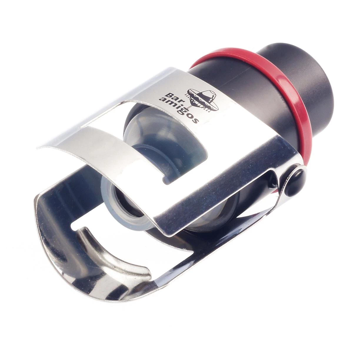 Bar Amigos Champagne Prosecco Bouchon Pressoir à Vin Pétillant - Rouge 5 Bar Amigos Champagne Prosecco Bouchon Pressoir à Vin Pétillant - Rouge – Image 3