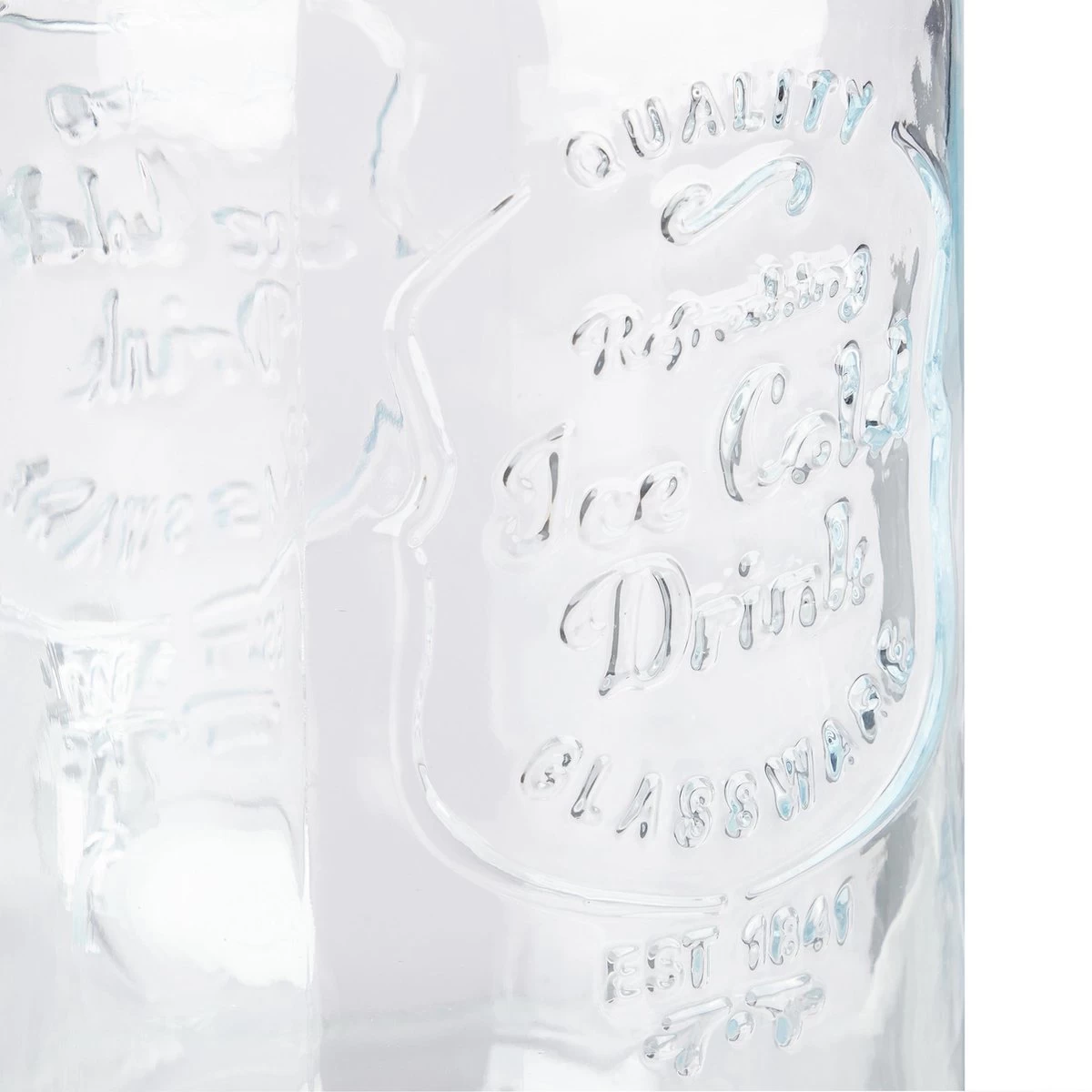 Distributeur De Boissons Relaxdays Avec Robinet - 3,4 L - Pichet De Jus Avec 4 Verres - Distributeur De Limonade 6 Distributeur De Boissons Relaxdays Avec Robinet - 3,4 L - Pichet De Jus Avec 4 Verres - Distributeur De Limonade – Image 4