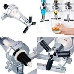 Distributeur De Bar - Distributeur Mural - Décoration Murale - Distributeur De Bouteilles - Porte-bouteilles - Bar - Shots - 4 Bouteilles -Dégustation Délicate 1200x1200 1338