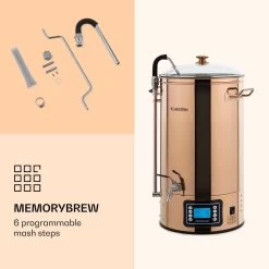 Bouilloire Mundschenk, Installation De Brassage De Bière, 2500 Watts, 30 L, 9 Programmes -Dégustation Délicate 1200x1200 1353