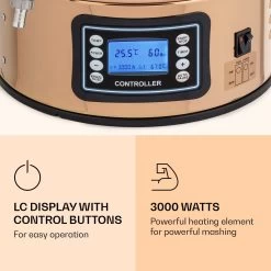 Installation De Brassage De Bière Mundschenk XXL Bouilloire à Purée 3000 W 50 L Acier Inoxydable 304 -Dégustation Délicate 1200x1200 1356