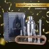 Cocktail Set Premium - Cocktail Set 12 Pièces Avec Bamboe Standard - Cocktail Shaker 750ml - Argent - Coffret Cadeau Luxe 1 Cocktail Set Premium - Cocktail Set 12 Pièces Avec Bamboe Standard - Cocktail Shaker 750ml - Argent - Coffret Cadeau Luxe -Dégustation Délicate 1200x1200 1402