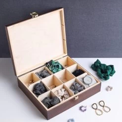 Creative Deco Grande Boîte à Thee En Bois Rangement Marron | 12 Compartiments | 29 X 25 X 7,5 Cm | Avec Un Couvercle | Bois Laqué | Coffre Perfect Pour Le Découpage Et La Décoration 14 Creative Deco Grande Boîte à Thee En Bois Rangement Marron | 12 Compartiments | 29 X 25 X 7,5 Cm | Avec Un Couvercle | Bois Laqué | Coffre Perfect Pour Le Découpage Et La Décoration -Dégustation Délicate 1200x1200 143