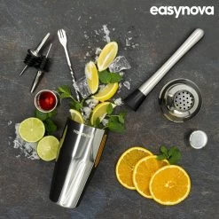 Easynova - Set Shaker à Cocktail - 6 Pièces - Shaker à Cocktail - Acier Inoxydable - Coffret Cadeau 14 Easynova - Set Shaker à Cocktail - 6 Pièces - Shaker à Cocktail - Acier Inoxydable - Coffret Cadeau -Dégustation Délicate 1200x1200 1457