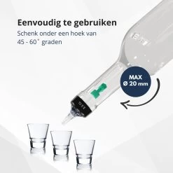 Veluw Bullet Measure Verser 3,5 Cl - Boisson Professionnel Pour Boissons - Vert - Set De 2 -Dégustation Délicate 1200x1200 1462