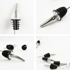 Veluw Boisson Verseur Pour Boissons - Becs Verseurs Professionnels - Bouchon Verseur En Acier Inoxydable à Débit Lent (4 Pièces) 15 Veluw Boisson Verseur Pour Boissons - Becs Verseurs Professionnels - Bouchon Verseur En Acier Inoxydable à Débit Lent (4 Pièces) -Dégustation Délicate 1200x1200 1478