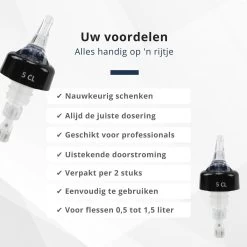 Veluw Bullet Measure Verser 5 Cl - Boisson Professionnel Pour Boissons - Transparent - Set De 2 14 Veluw Bullet Measure Verser 5 Cl - Boisson Professionnel Pour Boissons - Transparent - Set De 2 -Dégustation Délicate 1200x1200 1486