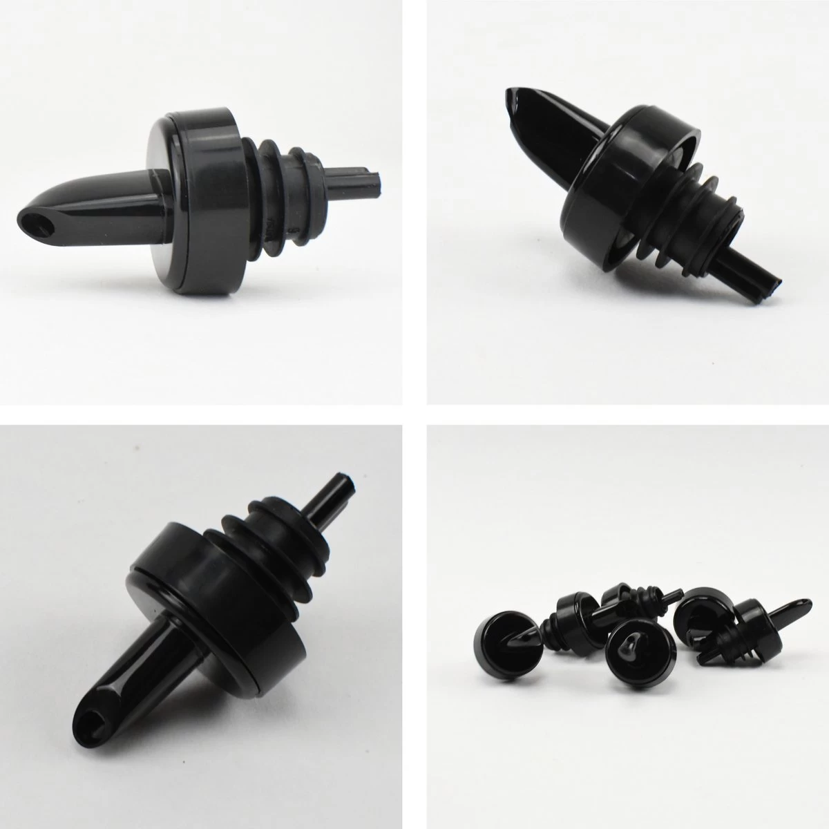 Veluw Spout Boisson - Bouchon Verseur Professionnel Pour Boisson - Plastique - Zwart ( Set De 4) 8 Veluw Spout Boisson - Bouchon Verseur Professionnel Pour Boisson - Plastique - Zwart ( Set De 4) – Image 6
