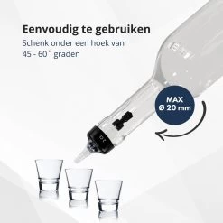 Veluw Bullet Measure Verser 2 Cl - Boisson Professionnel Pour Boissons - Zwart - Set De 2 12 Veluw Bullet Measure Verser 2 Cl - Boisson Professionnel Pour Boissons - Zwart - Set De 2 -Dégustation Délicate 1200x1200 1498