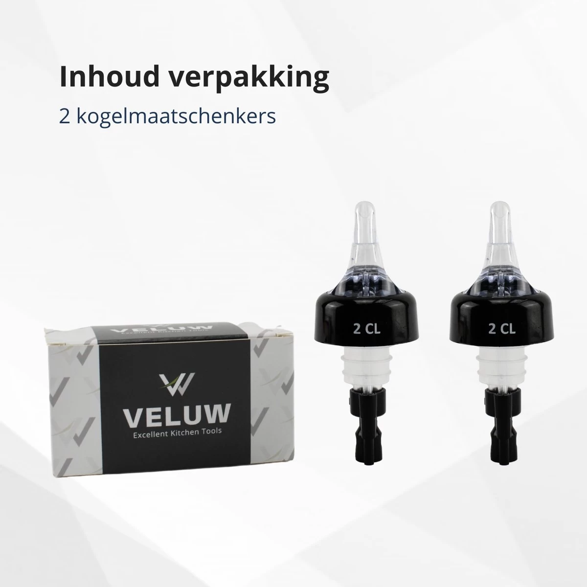 Veluw Bullet Measure Verser 2 Cl - Boisson Professionnel Pour Boissons - Zwart - Set De 2 9 Veluw Bullet Measure Verser 2 Cl - Boisson Professionnel Pour Boissons - Zwart - Set De 2 – Image 7