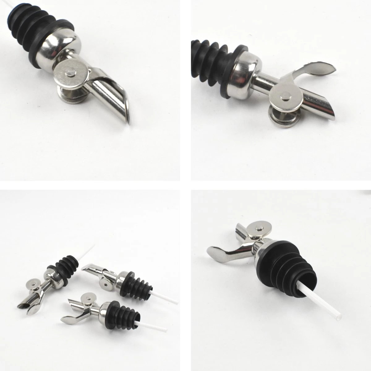 Veluw Professional Spout Olive Oil - Bec Verseur Pour Bouteille - Acier Inoxydable (3 Pièces) 7 Veluw Professional Spout Olive Oil - Bec Verseur Pour Bouteille - Acier Inoxydable (3 Pièces) – Image 5