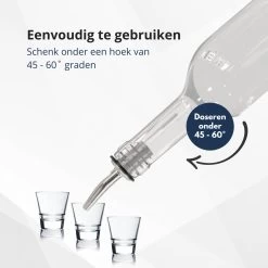 Veluw Boisson Verseur Pour Boissons - Becs Verseurs Professionnels - Bouchon Verseur En Acier Inoxydable à Débit Lent (3 Pièces) 12 Veluw Boisson Verseur Pour Boissons - Becs Verseurs Professionnels - Bouchon Verseur En Acier Inoxydable à Débit Lent (3 Pièces) -Dégustation Délicate 1200x1200 1514