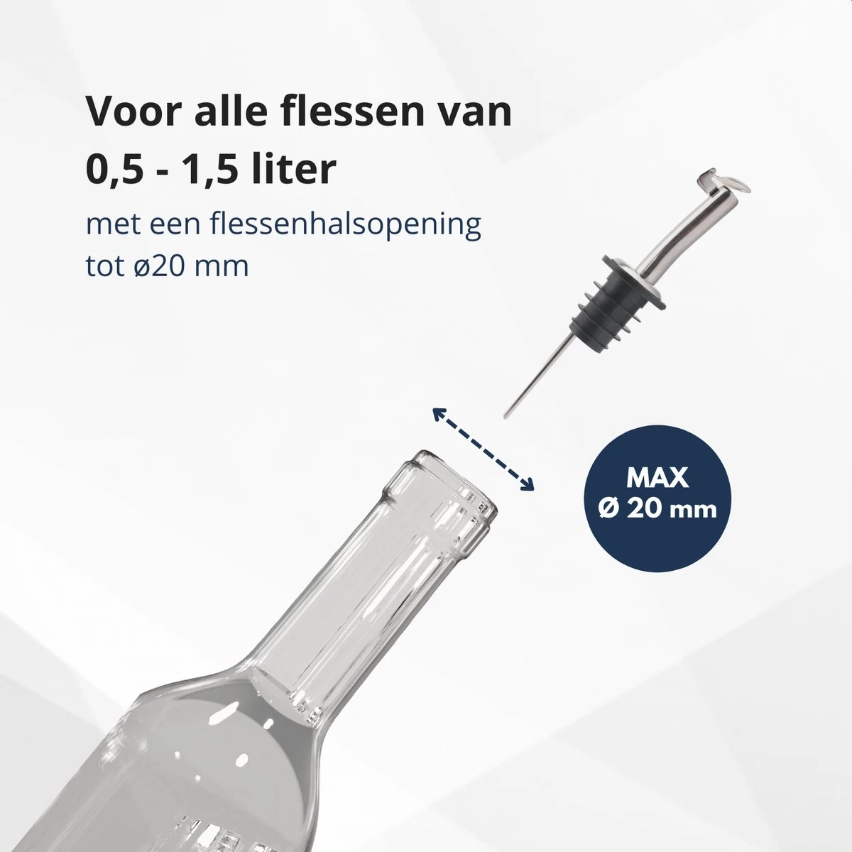 Veluw Boisson Verseur Boisson - Becs Verseurs Professionnels - Bouchon Verseur En Acier Inoxydable Avec Flip-Top (6 Pièces) 5 Veluw Boisson Verseur Boisson - Becs Verseurs Professionnels - Bouchon Verseur En Acier Inoxydable Avec Flip-Top (6 Pièces) – Image 3