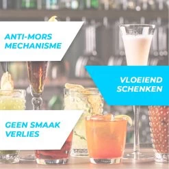 Minismus Premium Bec Avec Fermeture Set De 4 - Bouchons Verseurs - Vin - Bouteille - Cocktail - 4 Pièces -Dégustation Délicate 1200x1200 1545