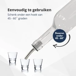 Veluw Boisson Verseur Boisson - Becs Verseurs Professionnels - Bouchon Verseur En Acier Inoxydable à Débit Rapide (2 Pièces) 13 Veluw Boisson Verseur Boisson - Becs Verseurs Professionnels - Bouchon Verseur En Acier Inoxydable à Débit Rapide (2 Pièces) -Dégustation Délicate 1200x1200 1582