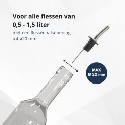 Veluw Boisson Verseur Boisson - Becs Verseurs Professionnels - Bouchon Verseur En Acier Inoxydable à Débit Rapide (2 Pièces) 17 Veluw Boisson Verseur Boisson - Becs Verseurs Professionnels - Bouchon Verseur En Acier Inoxydable à Débit Rapide (2 Pièces) -Dégustation Délicate 1200x1200 1586