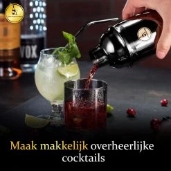 Ensemble De Shaker à Cocktail Dédié Au Bar 12 Pièces Avec Livret De Recettes (750 Ml) Et Pilon - Bec Verseur 13 Ensemble De Shaker à Cocktail Dédié Au Bar 12 Pièces Avec Livret De Recettes (750 Ml) Et Pilon - Bec Verseur -Dégustation Délicate 1200x1200 1631