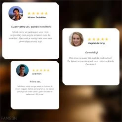 Famson Cocktail Shaker - Cocktail Set - Cocktails - Coffret Cadeau - Métal 15 Famson Cocktail Shaker - Cocktail Set - Cocktails - Coffret Cadeau - Métal -Dégustation Délicate 1200x1200 1649