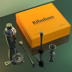 Ensemble à Cocktail De Bibulous® - Ensemble Shaker à Cocktail En Acier Inoxydable Avec Shaker Cobbler (750 Ml) - Boîte De Rangement - Coffret Cadeau De Luxe -Dégustation Délicate 1200x1200 1663