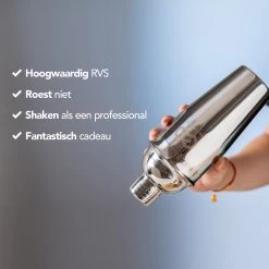 Ensemble De Cocktails Infinity Goods - Ensemble De Shaker à Cocktail En Acier Inoxydable De 15 Pièces - Set Cadeau De Luxe - Recettes Incluses - Acier Inoxydable -Dégustation Délicate 1200x1200 1673