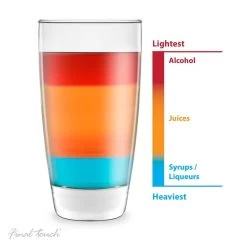 Final Touch - Outil De Superposition De Boissons à Cocktails Rainbow Bar 11 Final Touch - Outil De Superposition De Boissons à Cocktails Rainbow Bar -Dégustation Délicate 1200x1200 1700