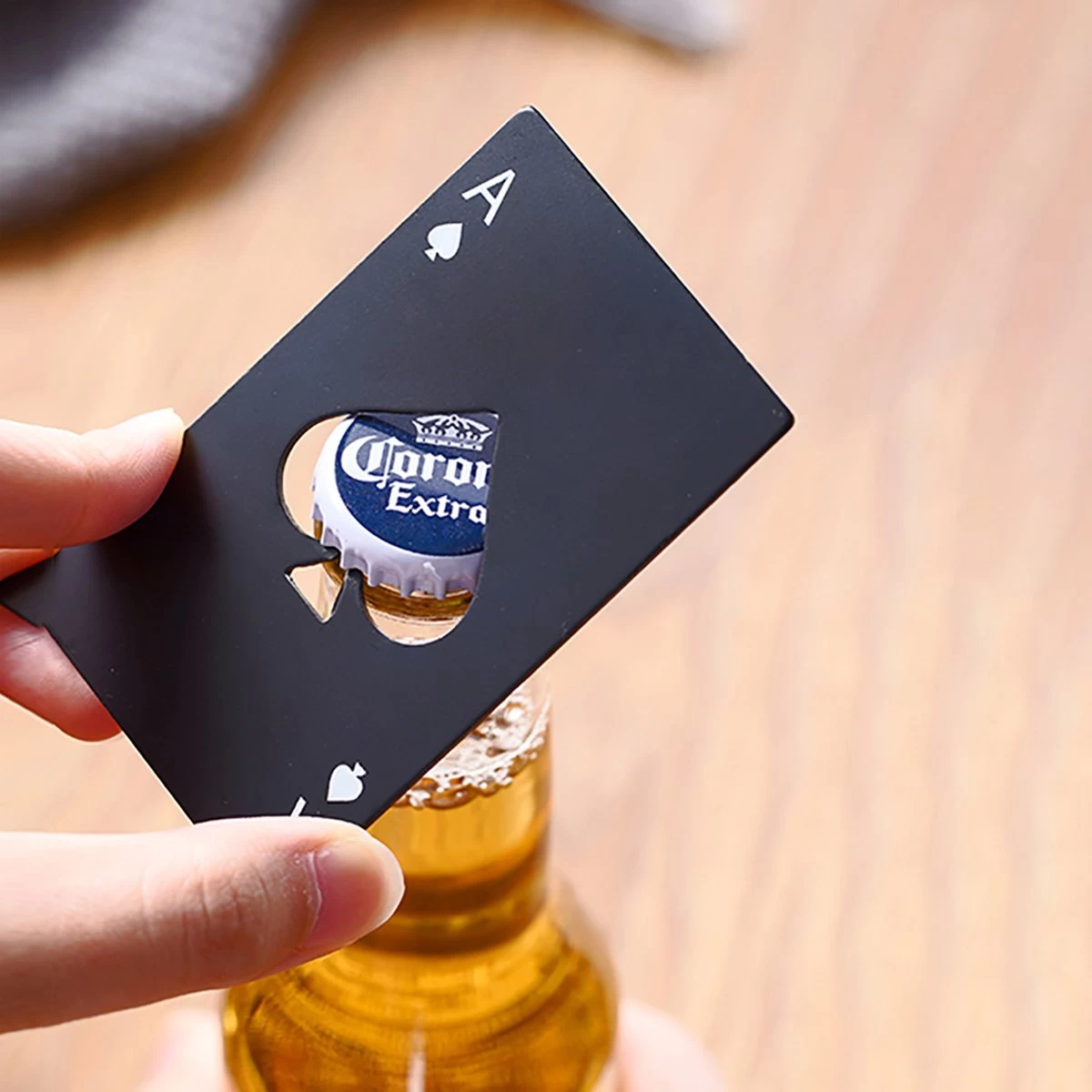 2x Carte Décapsuleur - Carte Décapsuleur - Décapsuleur Inox - Décapsuleur Poker - Décapsuleur Bières - Bwa Commerce 4 2x Carte Décapsuleur - Carte Décapsuleur - Décapsuleur Inox - Décapsuleur Poker - Décapsuleur Bières - Bwa Commerce – Image 2