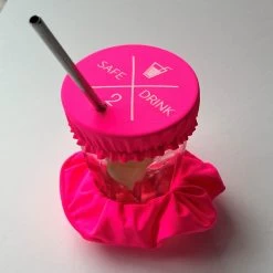 Protège-boisson Avec Chouchou - Rose - Pour Protection Contre Les Médicaments Et Les Insectes -Dégustation Délicate 1200x1200 1706