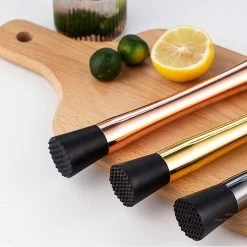 Doodadeals® | Presse à Cocktail De Luxe | Presse-purée Tonique | Muddler | Pilon Au Citroen | Cocktail Muddler | 21 Cm | ACIER INOXYDABLE | Or 8 Doodadeals® | Presse à Cocktail De Luxe | Presse-purée Tonique | Muddler | Pilon Au Citroen | Cocktail Muddler | 21 Cm | ACIER INOXYDABLE | Or -Dégustation Délicate 1200x1200 1722