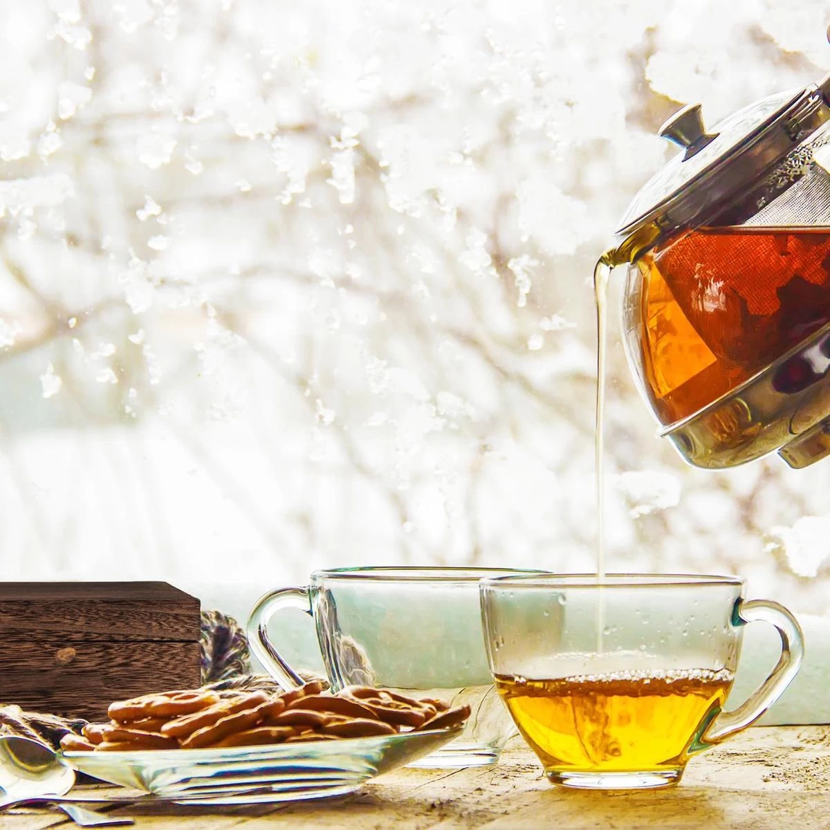 Boîte à Thé Relaxdays 8 Compartiments - Boîte à Thé Pour 80 Sachets De Thé - Boîte à Thé En Bois - Avec Couvercle 6 Boîte à Thé Relaxdays 8 Compartiments - Boîte à Thé Pour 80 Sachets De Thé - Boîte à Thé En Bois - Avec Couvercle – Image 4