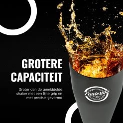 Set Shaker à Cocktail Avec Tasse à Mesurer - 6 Pièces - 750 ML - Avec Tamper - Acier Inoxydable - Zwart -Dégustation Délicate 1200x1200 1760