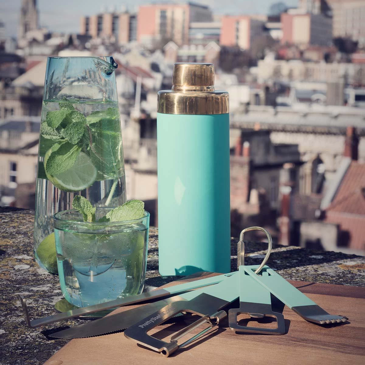 Shaker à Cocktail - Finition Douce Au Toucher Vert Menthe - 500 Ml 9 Shaker à Cocktail - Finition Douce Au Toucher Vert Menthe - 500 Ml – Image 7