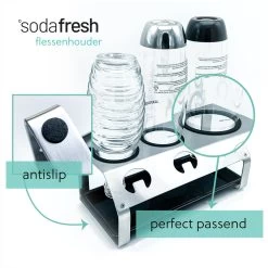 Sodafresh - Porte-bouteille Et égouttoir Haut De Gamme Pour Toutes Les Bouteilles Sodastream - 100 % Acier Inoxydable -Dégustation Délicate 1200x1200 1797
