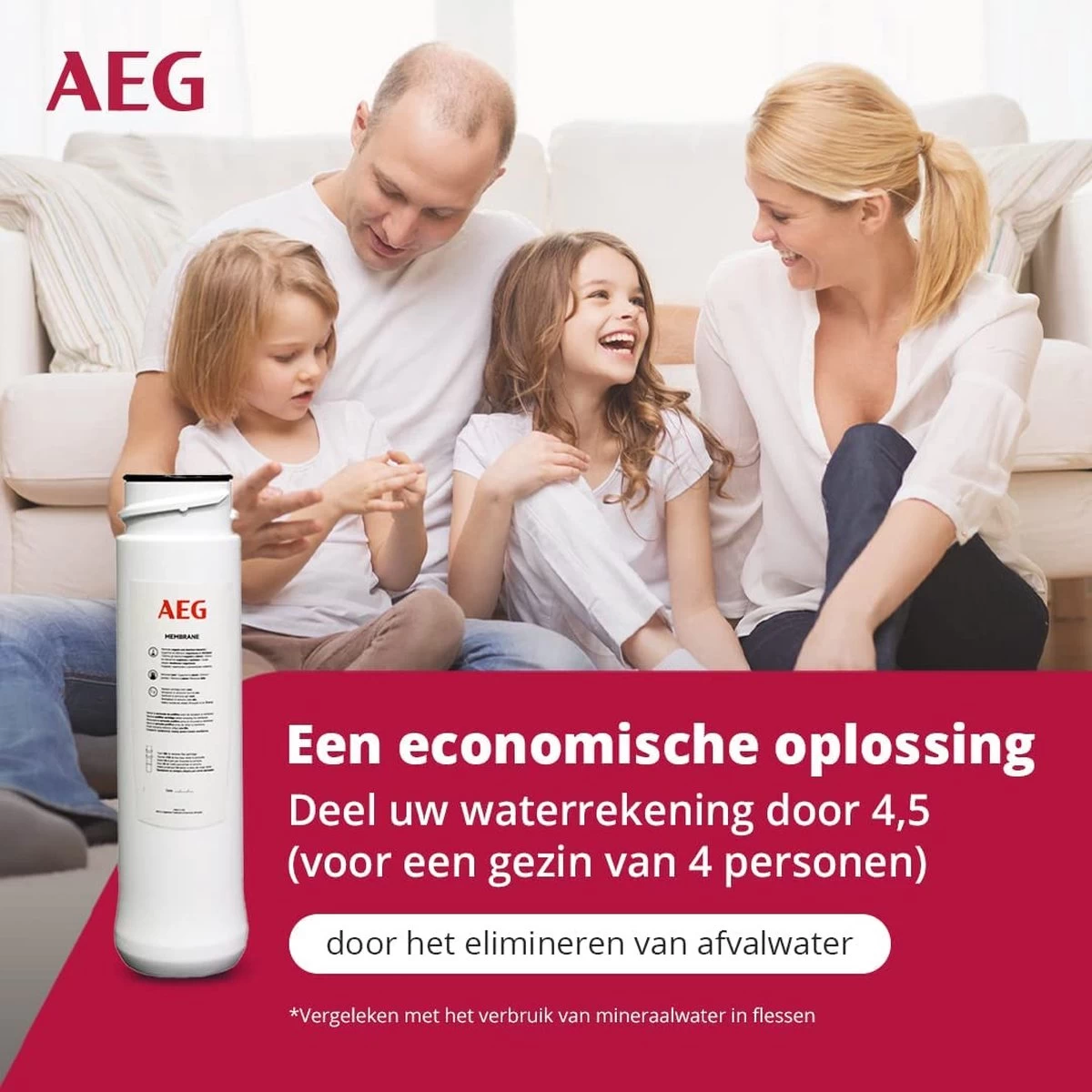 AEG Membrane Pour Osmoseur D'Eau (AEGMEM) Filtre Potable, Blanc 6 AEG Membrane Pour Osmoseur D'Eau (AEGMEM) Filtre Potable, Blanc – Image 4