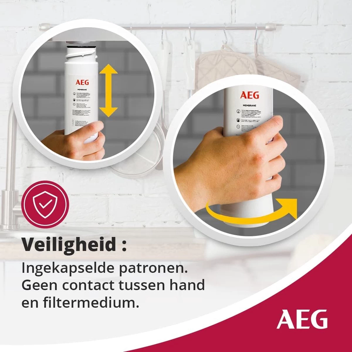 AEG Membrane Pour Osmoseur D'Eau (AEGMEM) Filtre Potable, Blanc 8 AEG Membrane Pour Osmoseur D'Eau (AEGMEM) Filtre Potable, Blanc – Image 6