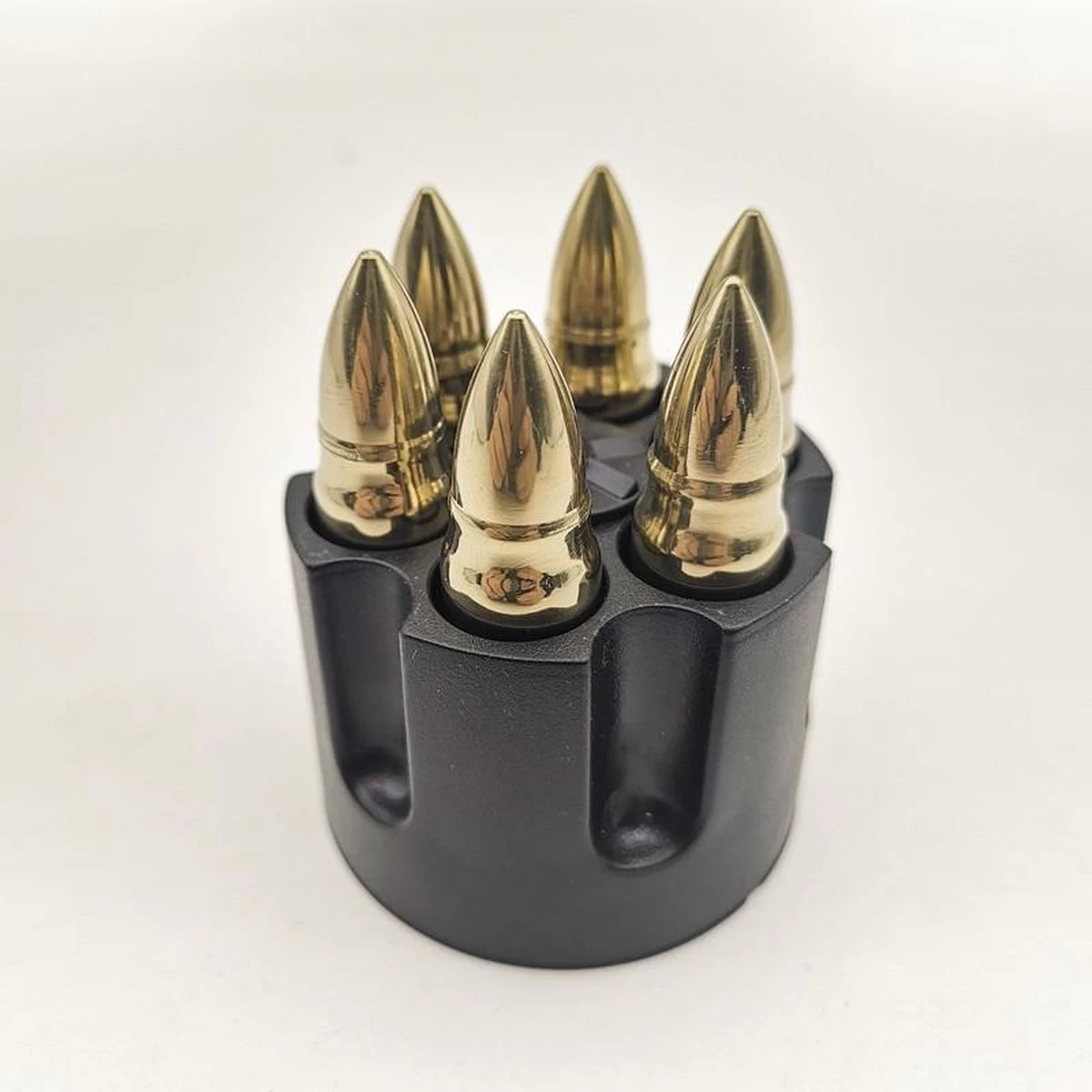 TDR-RVS 6 Pierres à Whisky- Avec Une Forme De Balle-réutilisable-or 4 TDR-RVS 6 Pierres à Whisky- Avec Une Forme De Balle-réutilisable-or – Image 2