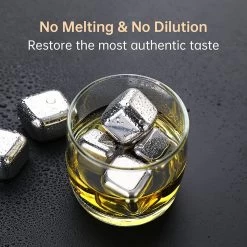 Ensemble De Pierres à Whisky Set En Acier Inoxydable - Pierres à Whisky 9 Pièces Avec Pinces à Glace - Glaçons Réutilisables - Glaçons En Métal Réutilisables 15 Ensemble De Pierres à Whisky Set En Acier Inoxydable - Pierres à Whisky 9 Pièces Avec Pinces à Glace - Glaçons Réutilisables - Glaçons En Métal Réutilisables -Dégustation Délicate 1200x1200 1827