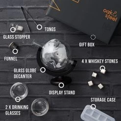 Set De Carafes à Whisky , Coffret Cadeau Carafe Globe , 1500 Ml - Comprenant Des Verres, Des Pierres à Whisky Et Un Bouchon En Verres 16 Set De Carafes à Whisky , Coffret Cadeau Carafe Globe , 1500 Ml - Comprenant Des Verres, Des Pierres à Whisky Et Un Bouchon En Verres -Dégustation Délicate 1200x1200 1838