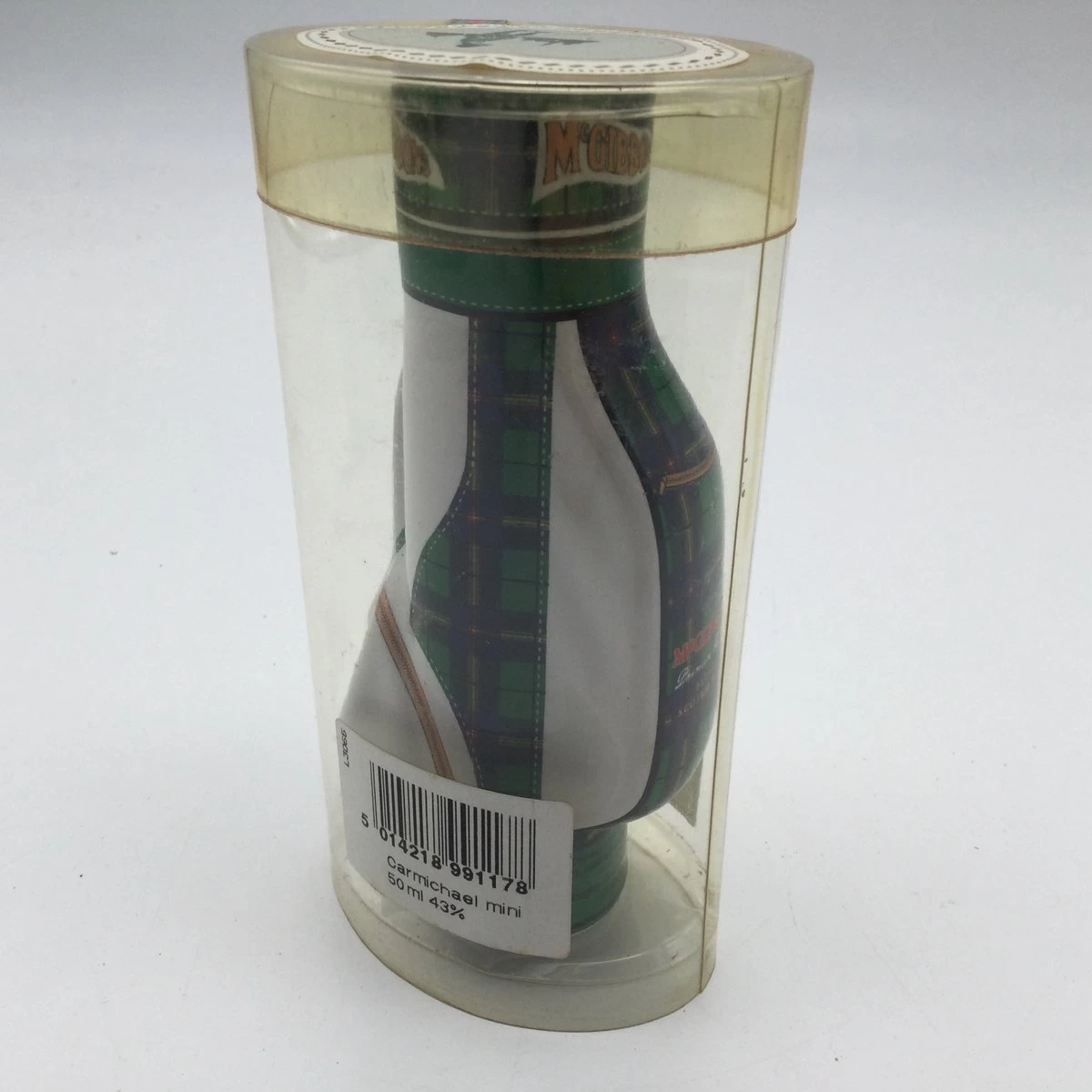 Sac De Golf ' Elliot Bag' En Céramique De 11 Cm De Haut Rempli De 50 Ml 43% Scotch Whisky De Mc Gibbon's, Couleur Bleu Et Tartan, Pour Le Collectionneur Et/ou Amateur De Whisky 6 Sac De Golf ' Elliot Bag' En Céramique De 11 Cm De Haut Rempli De 50 Ml 43% Scotch Whisky De Mc Gibbon's, Couleur Bleu Et Tartan, Pour Le Collectionneur Et/ou Amateur De Whisky – Image 4