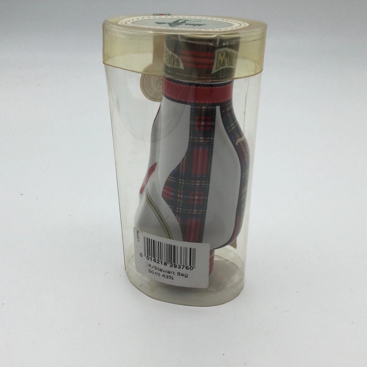 Sac De Golf 'Stuart Bag' En Céramique De 11 Cm De Haut Rempli De 50 Ml 43% Scotch Whisky De Mc Gibbon's, Couleur Rouge Et Tartan, Pour Le Collectionneur Et/ou Amateur De Whisky 6 Sac De Golf 'Stuart Bag' En Céramique De 11 Cm De Haut Rempli De 50 Ml 43% Scotch Whisky De Mc Gibbon's, Couleur Rouge Et Tartan, Pour Le Collectionneur Et/ou Amateur De Whisky – Image 4