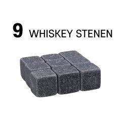 Pierres à Whisky - Pierres à Whisky Réutilisables - Coffret De Luxe - Boîte En Bois - Cubes à Whisky - Pierres Naturelles - 9 Pièces -Dégustation Délicate 1200x1200 1887