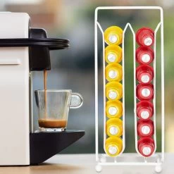 Porte-capsule Relaxdays Pour Nespresso - Porte-gobelet - Porte-gobelet à Café Pour 28 Tasses - Blanc 17 Porte-capsule Relaxdays Pour Nespresso - Porte-gobelet - Porte-gobelet à Café Pour 28 Tasses - Blanc -Dégustation Délicate 1200x1200 189