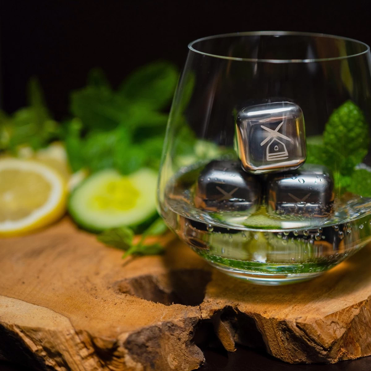 Glaçons En Acier Inoxydable - Whisky Stones Whisky Boîte-cadeau Réutilisable 8 Pièces 8 Glaçons En Acier Inoxydable - Whisky Stones Whisky Boîte-cadeau Réutilisable 8 Pièces – Image 6